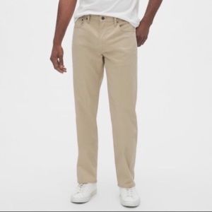 GAP Men’s Khaki Chinos Soft Straight Fit Jeans
